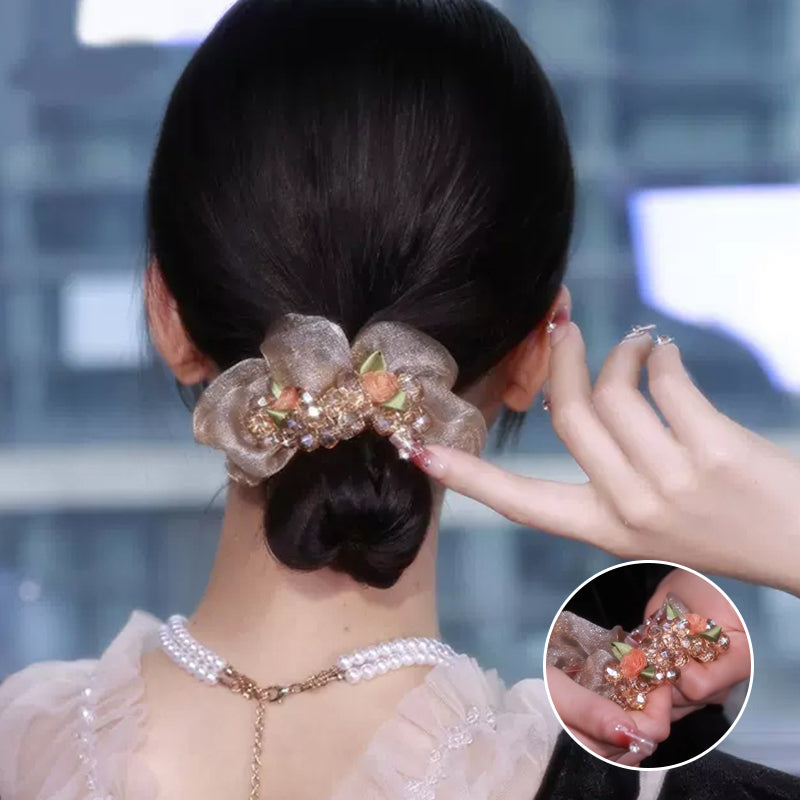 Crystal Large Intestine Hair Ties