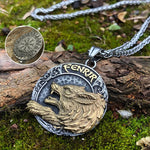 Vikings Wolf Fenrir StainlessStell Necklace