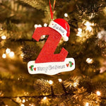 Personalized Christmas 24 Letter Ornaments